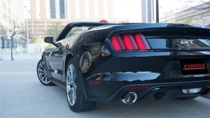Ford Mustang Performance Exhaust - Dual Rear Exit - CORSA Performance - Cat-Back + X-Pipe Xtreme - Polished - `15-`17